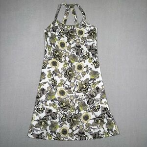 Prana Quinn Yoga Mini Floral Dress Women’s S Multicolor Athleisure Retro Paisley